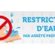 restriction-deau