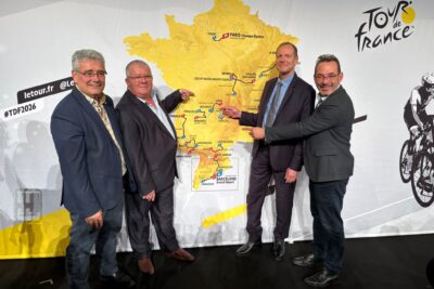 Les élus de Corrèze à la présentation officielle du Tour de France 2026 à Paris. - Agrandir l'image 5 sur 5, fenêtre modale